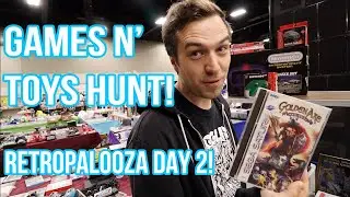 Retropalooza 2019 Day 2! Game & Toy Hunt, Panel & Pick ups!