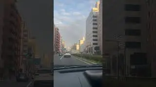 Driving in Shinagawa with Plane flying above us #tokyo #Japan #tokyolife #drivinginjapan #plane