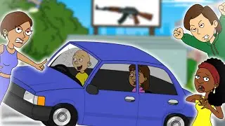 Caillou & Dora Steal Money From Boris' Workplace/Arrested (Part 1/2)
