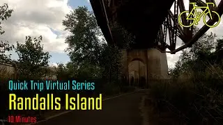 4k: Virtual Quick Trip - NYC Randall's Island Treadmill Run or Stationary Bike Ride