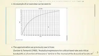 Audio Coding - 05 Psychoacoustics Models - 02 Bark Scale Approximations