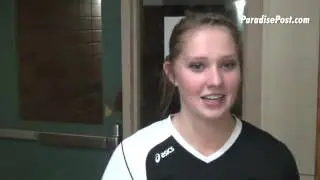 #Bobcats Sr. OH Bailey Bengson talks about rehapped shoulder & PV match Tuesday.