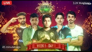 LOCO DIWALI BATTLE SEMIFINALS DAY 1 | UPTHRUST ESPORTS soul,godlike,hydra,7sea,gxr,sky,blind,xspark,