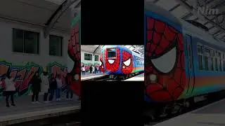 #SpiderManTrain #TrainDesign #ComicBookStyle #RailwayArt #SpidermanFan #TrainDecor #ComicInspired