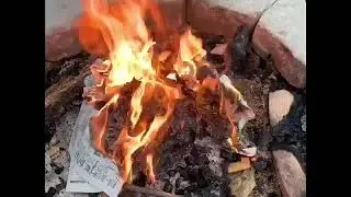 Fire Burning Backwards