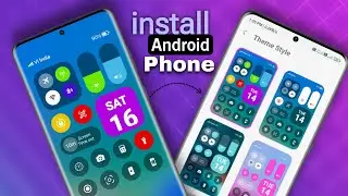 Set up Control Center like iOS 18 in Android phone