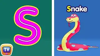 Tracing Uppercase and Lowercase Letters - Letter Ss and Letter Tt - ChuChuTV Toddler Learning Videos