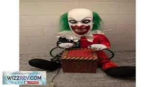 Spirit Halloween Lil Zappy Clown Halloween Motion Detected Animatronic WORKS!!! eBay