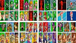 Mario Tennis 1984 / 2018 | Classic Characters Evolution