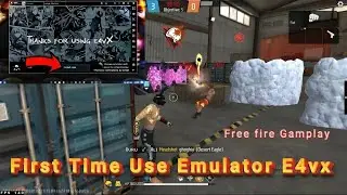 First Time Use E4VX Emulator | Lone Wolf 1 VS 1 Headshot 999+ Rate | Intel I5 Without Graphic Card