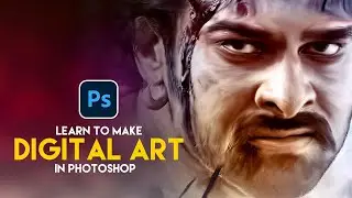 Digital Painting Design in Photoshop #photoshop #digitalart