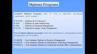 Diploma and Post Graduation Diploma Programs in Mlc college Canada