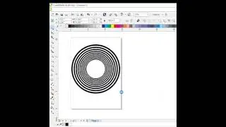 create illusion with help of circle || Corel Draw tips and tricks 21 #shorts #youtubeshorts