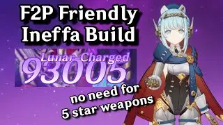 F2P Ineffa Build! BRAND NEW Elemental Reaction DPS! | Genshin Impact