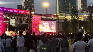 Inderpal Moga with miss Pooja live performance at Surrey Fusion Festival 