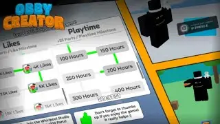 Obby Creator BIG UPDATE! | Prompt effect , free part limit and more.