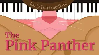 How to Play The Pink Panther Theme on Piano | Early Intermediate