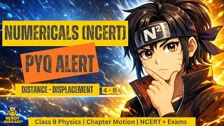 ❌90% Students Make Mistakes | NCERT PYQ (Dist-Disp) | Class 9 | Motion | Part 4 B