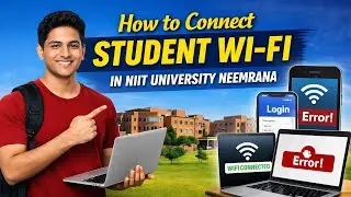 How to Connect Student Wi-Fi in NIIT University Neemrana | Step-by-Step Guide