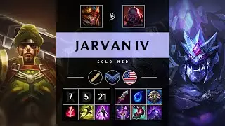 Jarvan IV Mid vs Sion - NA Diamond Patch 25.17