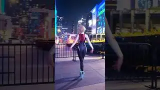 Spider Gwen cosplay pointe ballet vers. #cosplay #spiderverse #gwenstacy #pointeshoes #spidergwen