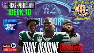 NFL Trade Deadline Grades | Raiders vs Broncos review | Week 10 Picks and Predictions