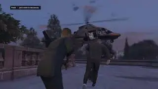 jugando al gtav online haciendo las misioens de la agencia