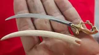 तलवार कैसे बनाएं ? How To Make a beautiful Little sword out of scrap | indian Talwar | MrGajjar