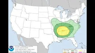 Marginal Risk of Severe Weather from #KDO8i9 St  Louis Metro on April 10th, 2025