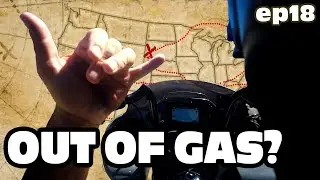 Riding Nevada - no gas stations? | Prepare to run out of fuel | We made it to California