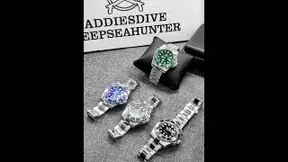 ADDIESDIVE Luxury Steel Diving Quartz Watches 200m Waterproof Watch