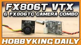 FX806T Super Mini 5.8GHz 25mW VTX & FX806TC Mini Camera Combo - HobbyKing Daily