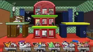Super Smash Bros Crusade 0.9.5 6 Player CPU Battle on Gamer