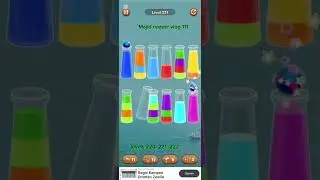beating high level sort color water league adventure // Andriod gameplay#1 please like subscribe