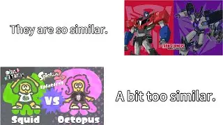 Why #transformers and #splatoon are similar.