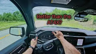 POV Driving Review (Binaural Audio) 2025 GMC Sierra 1500 AT4 - Can this truck do it all?