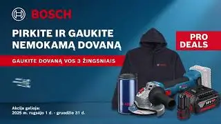 Bosch PRO DEALS 10s 2025 rugpjutis LT Youtube