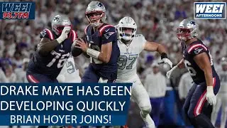 Brian Hoyer has been impressed at HOW FAST Drake Maye has developed | WEEI Afternoons