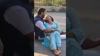 Shooting Video #Arvind Akela Kallu#mlk pg College balrampur