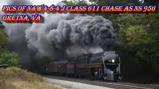 NS Danville District and Roanoke, VA Area 10/9/17: Chasing N&W J Class 611 and others