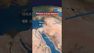 Pakistan to Israel distance | Israel to Pakistan distance #pakistan #israel #iran