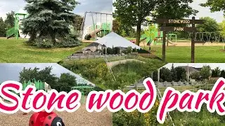 Stone Wood Park|Lisgar Meadow Brook Trail|Children Parks in Mississauga Canada|#ParksExplorer