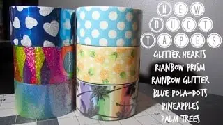 *NEW* Duck Brand Glitter, Prism, & Duct Tapes!!