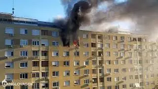 Kilencedik emeleti lakás borult lángba Budapest XIII. kerületében