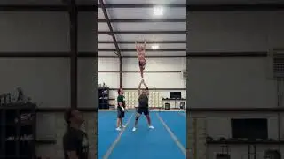 Back dub sequence #cheerleading #cheer #cheerleaders #cheerleader #stunting #gym #shortvideo #shorts