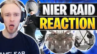 Me and Wifey FIRST TIME EVER in the Nier Raid! The Copied Factory (BLIND) - Cobrak FFXIV Reaction