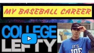 COLLEGE LEFTY GAMING'S BASEBALL CAREER!! IRL PITCHING AND TIMELINE