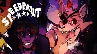 micheal gets dunked on [fnaf speedpaint]