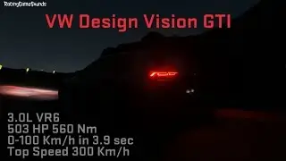 VW Golf Design Vision GTI // Driveclub - InGame Sound // Gameplay
