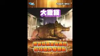 蔡依林演唱會騎金豬狂撒錢 全場粉絲瘋搶鈔 #shorts